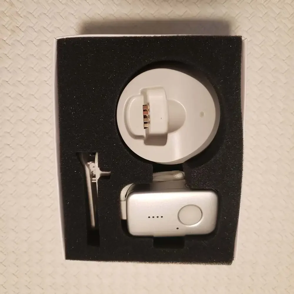 Wearable Medical Alert Meddcope Mini Device GPS Fall Detection Silver